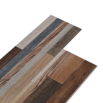 vidaXL Nesamolepilne PVC talne plošče 5,26 m² 2 mm večbarvne