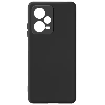 Mehak ovitek Xiaomi Redmi Note 12 Pro Plus, crna serija Fast Cover