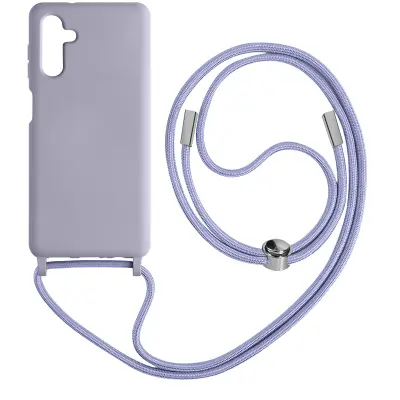 Ovitek z vrvico za Samsung A14 5G in 4G, serija NeckShell Lavender