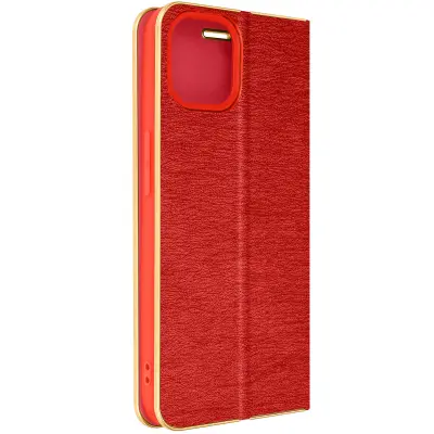 Ovitek Folio za iPhone 14, Luna Book Gold - rdec