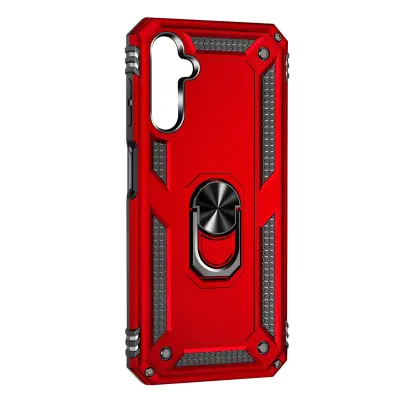 Etui za prstan, odporen proti udarcem, serija ArmorGrip Rdeca str. Samsung Galaxy A14 4G in 5G