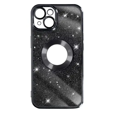 Ovitek z blešcicami za iPhone 14, serija Protecam Spark - crn