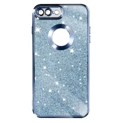 Ovitek z blešcicami za iPhone 7 Plus in iPhone 8 Plus, serija Protecam Spark - modra