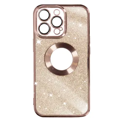 Ovitek z blešcicami za iPhone 13 Pro, serija Protecam Spark - roza