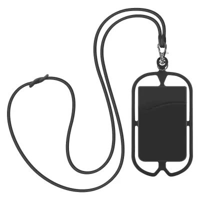 Univerzalna torbica z vrvico, crna serija NeckPouch