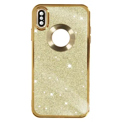 Ovitek z blešcicami za iPhone XS Max, serija Protecam Spark - zlata