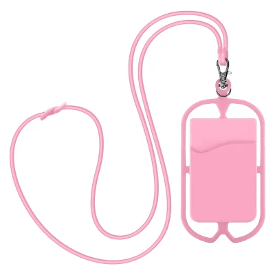 Univerzalna torbica z vrvico, serija NeckPouch, roza