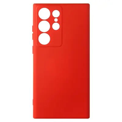 Ovitek Soft Touch za Samsung S23 Ultra, serija Fast Cover Rdeca