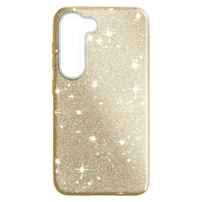 Ovitek z blešcicami za Samsung S23 Plus, ovitek Spark - zlat
