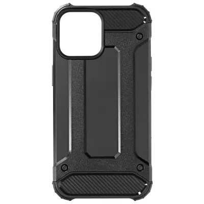 Hibridni ovitek odporen proti udarcem za iPhone 14 Pro Max, serija Defender II - crn