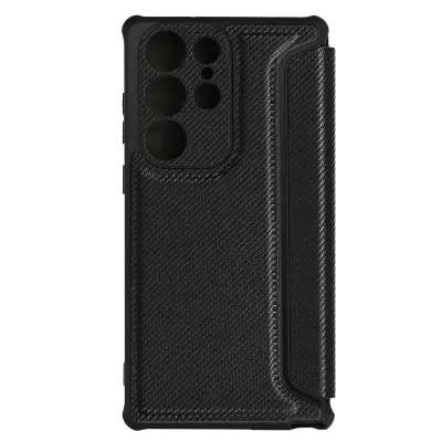 Ovitek Ultra Carbon za Samsung S23, vogali odporni na udarce, Elite Edition - crn
