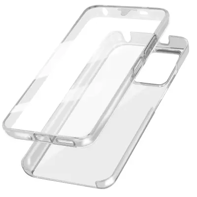 Hibridni ovitek za celotno telo Xiaomi Redmi Note 12 Pro 5G, odporen proti udarcem - prozoren