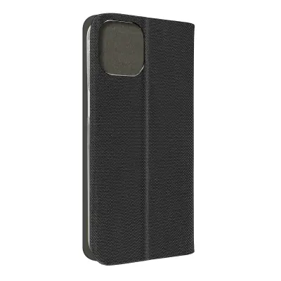 Ovitek za kartice iz blaga za iPhone 14, serija Sensitive - crna