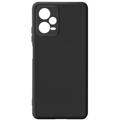 Mehak ovitek Xiaomi Redmi Note 12 5G, crna serija Fast Cover