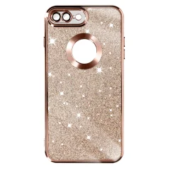 Ovitek z blešcicami za iPhone 7 Plus in iPhone 8 Plus, serija Protecam Spark - roza