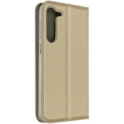 Ovitek denarnica za Samsung S23 Plus, Smart Collection - zlata