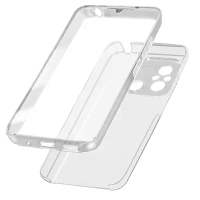 Hibridni ovitek za celotno telo Xiaomi Redmi 12C, odporen proti udarcem - prozoren