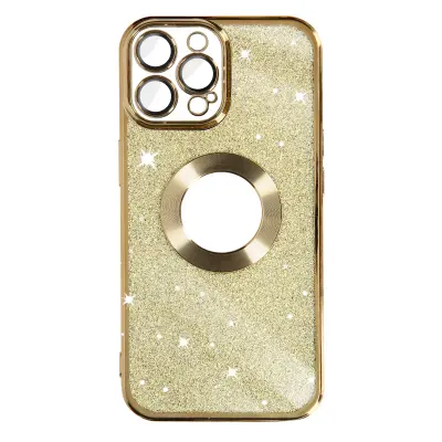 Ovitek z blešcicami za iPhone 12 Pro Max, serija Protecam Spark - zlata