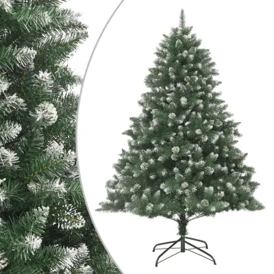 vidaXL Umetna novoletna jelka s stojalom 240 cm PVC