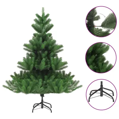 vidaXL Umetna novoletna jelka kavkaška zelena 240 cm