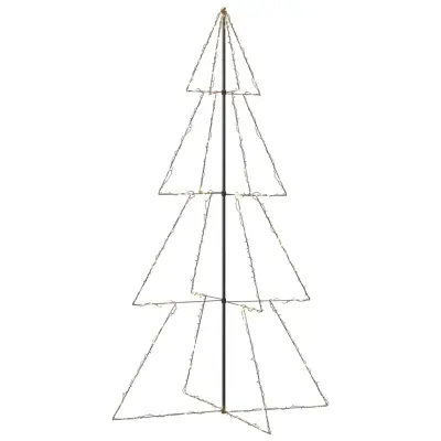 vidaXL Novoletna jelka iz 360 LED lučk notranje/zunanja 143x250 cm