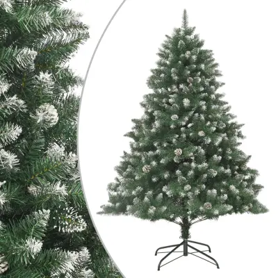 vidaXL Umetna novoletna jelka s stojalom 180 cm PVC