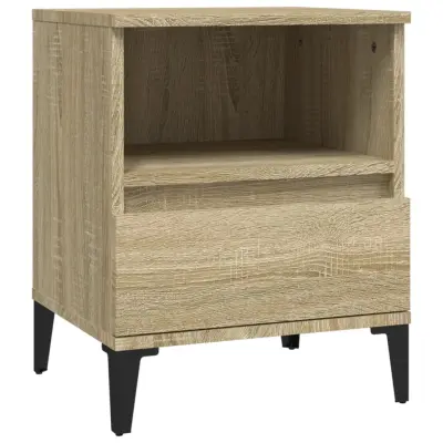 vidaXL Nočna omarica Sonoma hrast 40x35x50 cm
