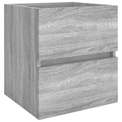 vidaXL Omarica za umivalnik siva sonoma 41x38,5x45 cm inženirski les