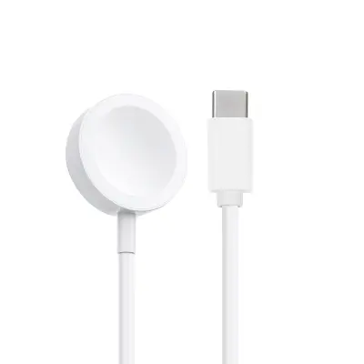 Polnilec za Apple Watch Series Ultra, 8, 7, 6, 5, 4, 3 in 2, brezžicno polnjenje, dolžina 30 cm - bel