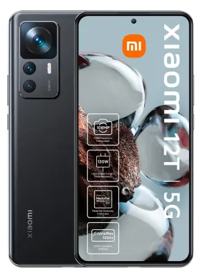 XIAOMI 12T 5G Dual-SIM črn pametni telefon