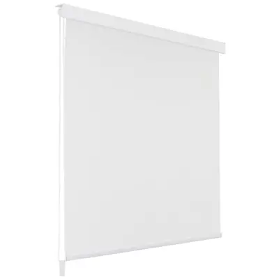 vidaXL Rolo zavesa za prho 120x240 cm bela