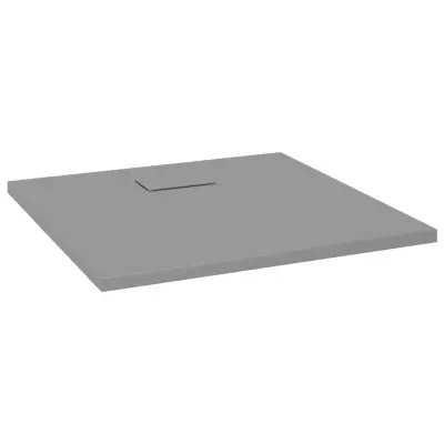 vidaXL Kad za tuš SMC siva 90x90 cm
