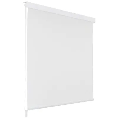 vidaXL Rolo zavesa za prho 140x240 cm bela