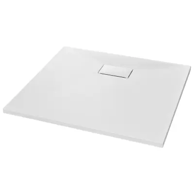 vidaXL Kad za tuš SMC bela 90x80 cm