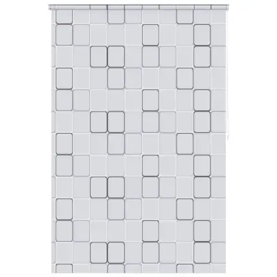 vidaXL Rolo zavesa za prho 160x240 cm kvadratni vzorci