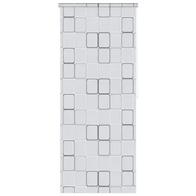 vidaXL Rolo zavesa za prho 100x240 cm kvadratni vzorci