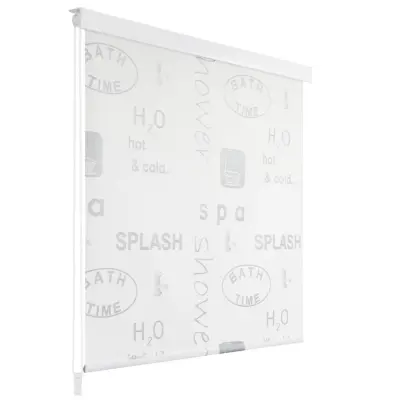 vidaXL Rolo zavesa za prho 100x240 cm splash