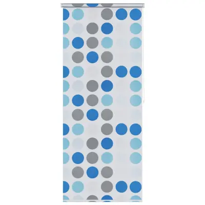 vidaXL Rolo zavesa za prho 100x240 cm krogi