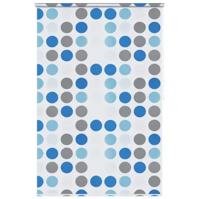 vidaXL Rolo zavesa za prho 160x240 cm krogi