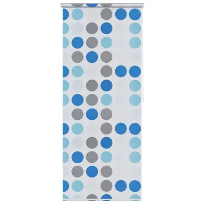 vidaXL Rolo zavesa za prho 80x240 cm krogi