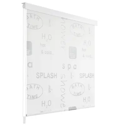 vidaXL Rolo zavesa za prhp 80x240 cm splash