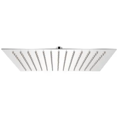 vidaXL Glava za Tuš Nerjaveče Jeklo 25x25 cm Kvadratna