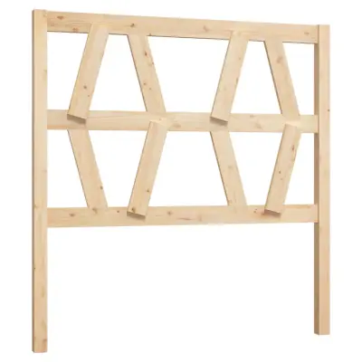 vidaXL Posteljno vzglavje 106x4x100 cm trdna borovina