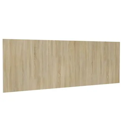 vidaXL Posteljno vzglavje sonoma hrast 240x1,5x80 cm konstruiran les