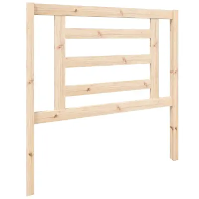 vidaXL Posteljno vzglavje 96x4x100 cm trdna borovina