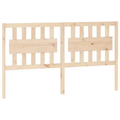 vidaXL Posteljno vzglavje 155,5x4x100 cm trdna borovina