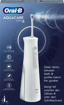 ORAL-B Ustna prha Oral-B AquaCare 6 bela