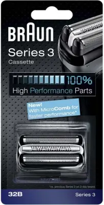 BRAUN Rezervna glava za britje Kombipack 32B črna