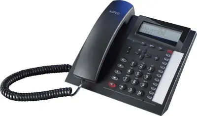 Agfeo Analogni telefon T 18 črn