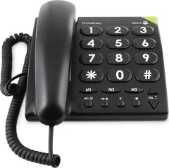 doro Velikotipični telefon doroPhoneEasy311c črn